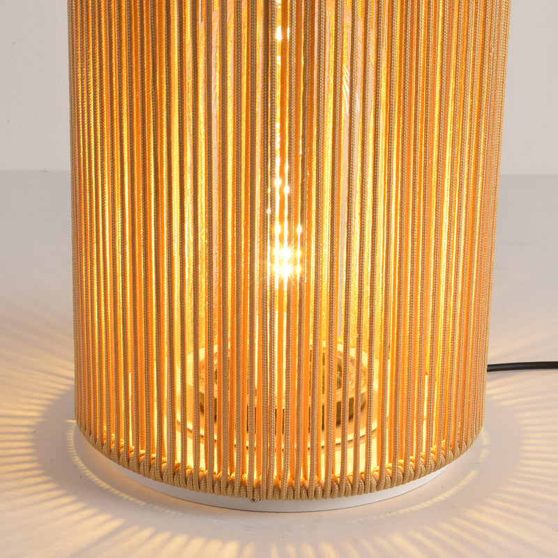 Lanterne Extérieur LED Solaire Rotin , Bois