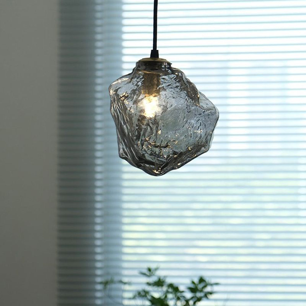 Suspension Moderne Design, Métal/Verre.