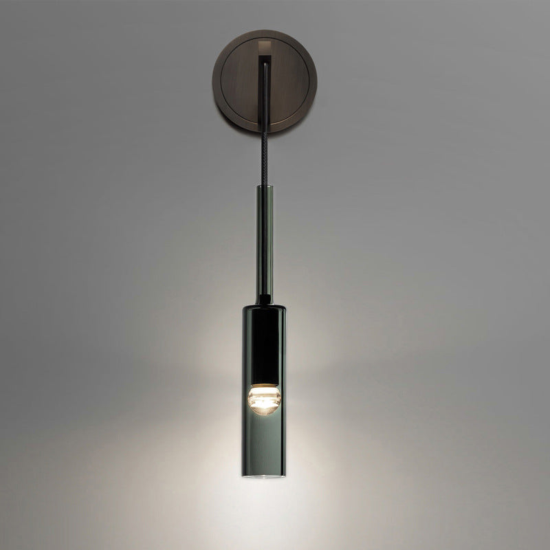 Luminaire Suspension/Applique Murale Moderne, Métal/Verre