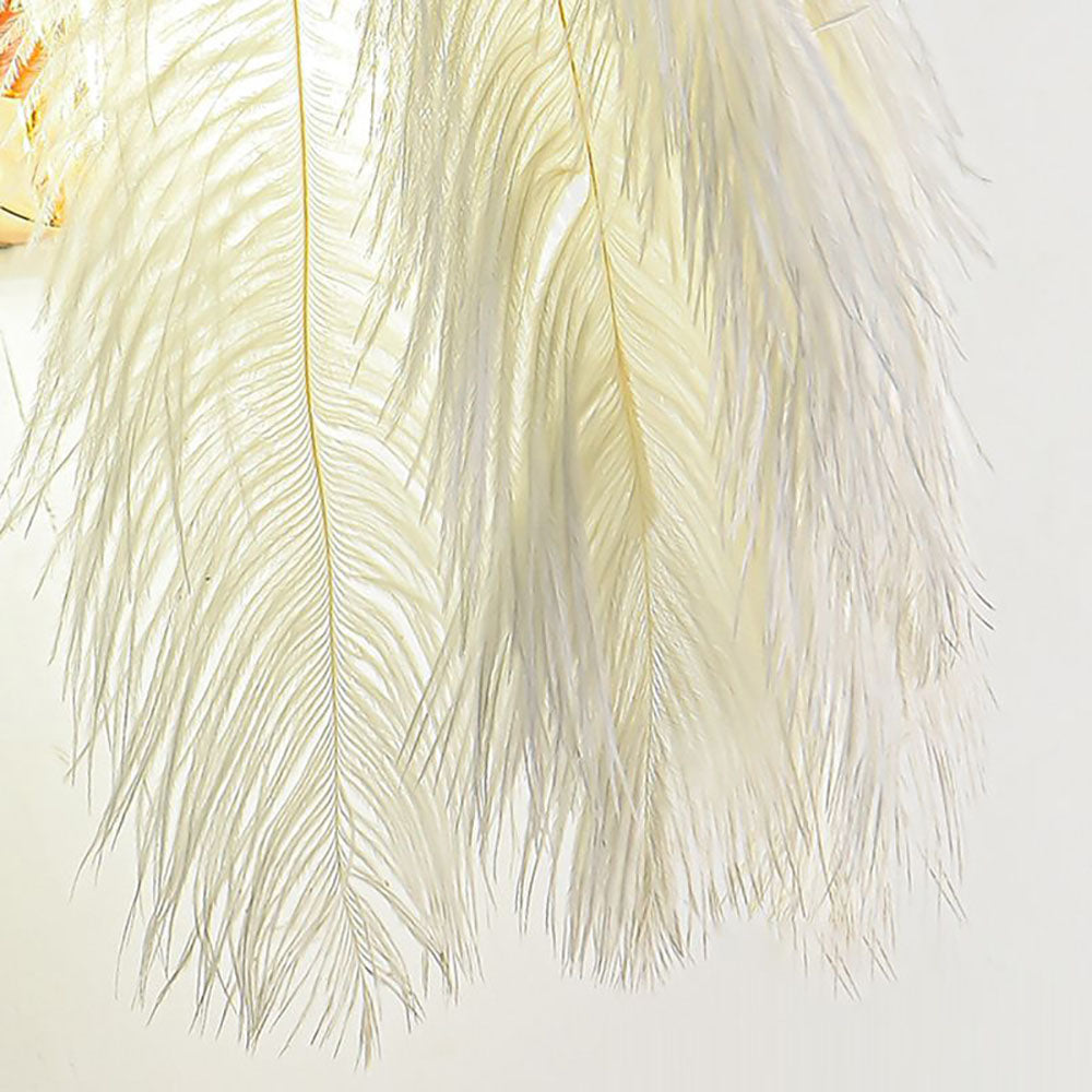 Applique Murale Plume, Blanche