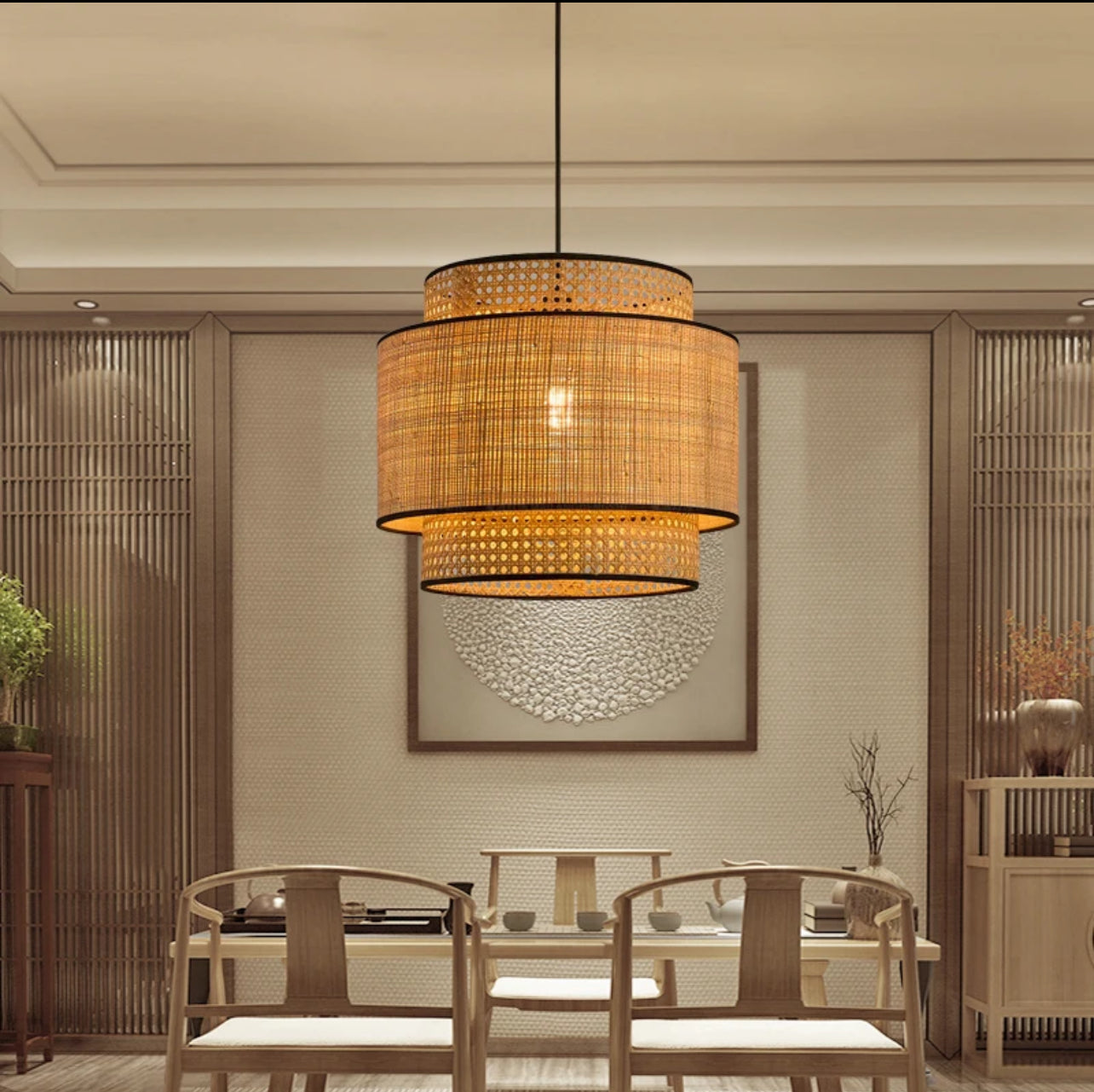Luminaire Suspension Naturel
