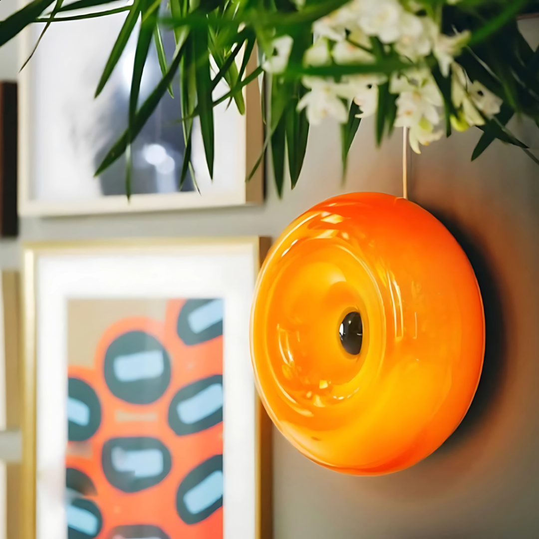 Applique Murale/Lampe Vintage, Orange