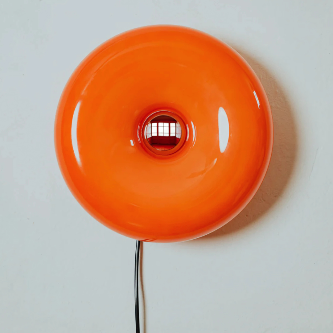 Applique Murale/Lampe Vintage, Orange