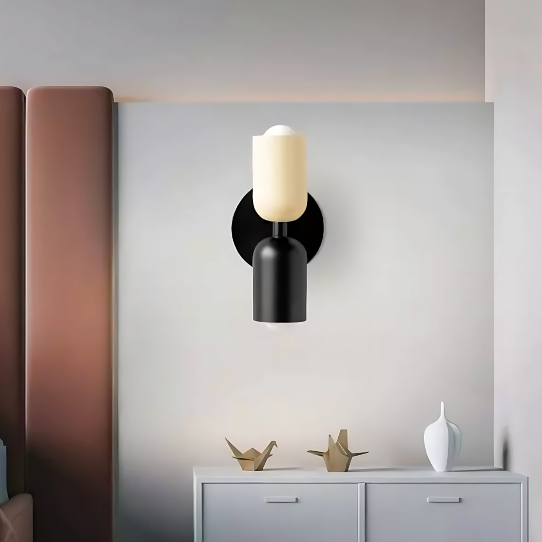 Applique Murale Cylindre, Scandinave, Plusieurs Coloris