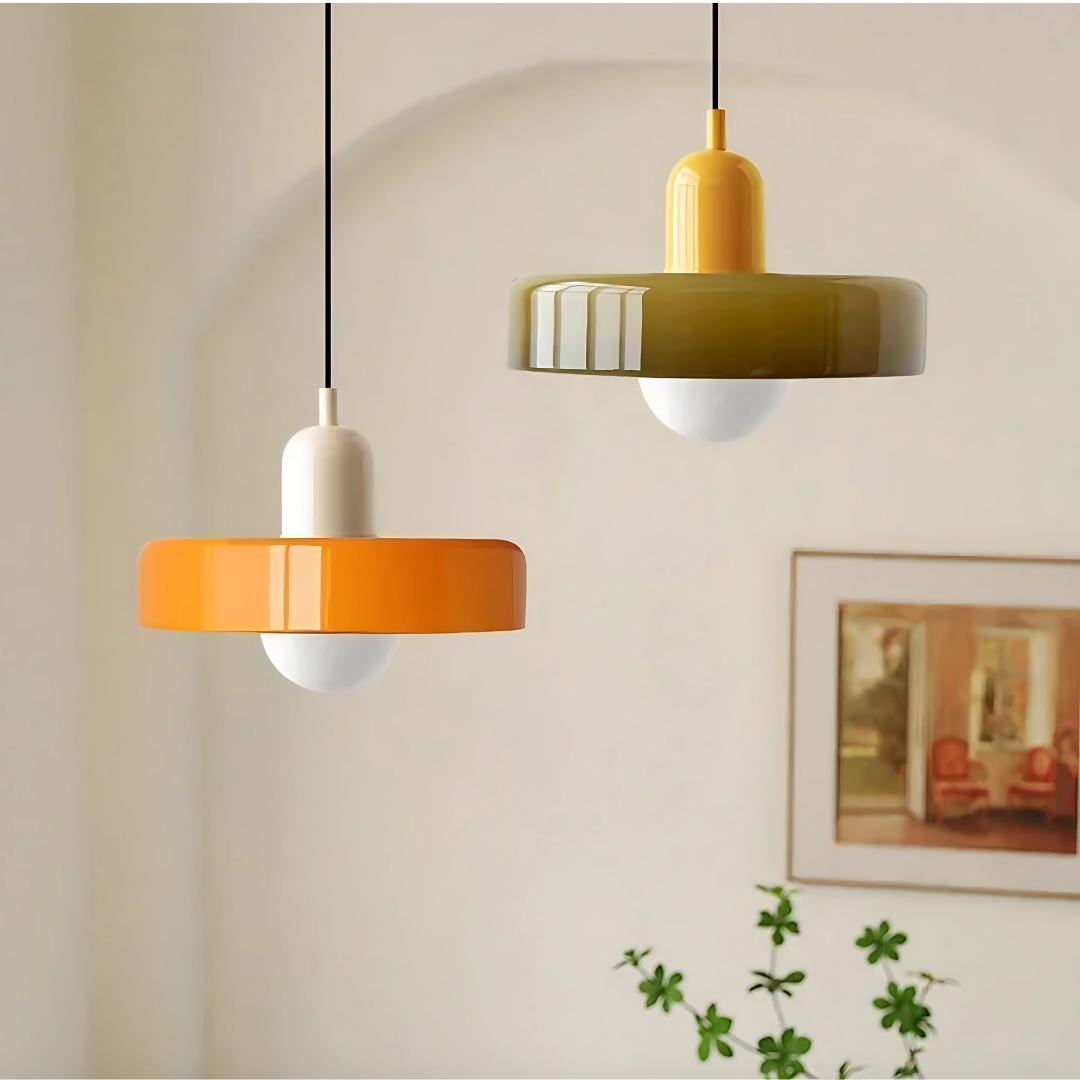 Suspension Ronde Vintage, Verre