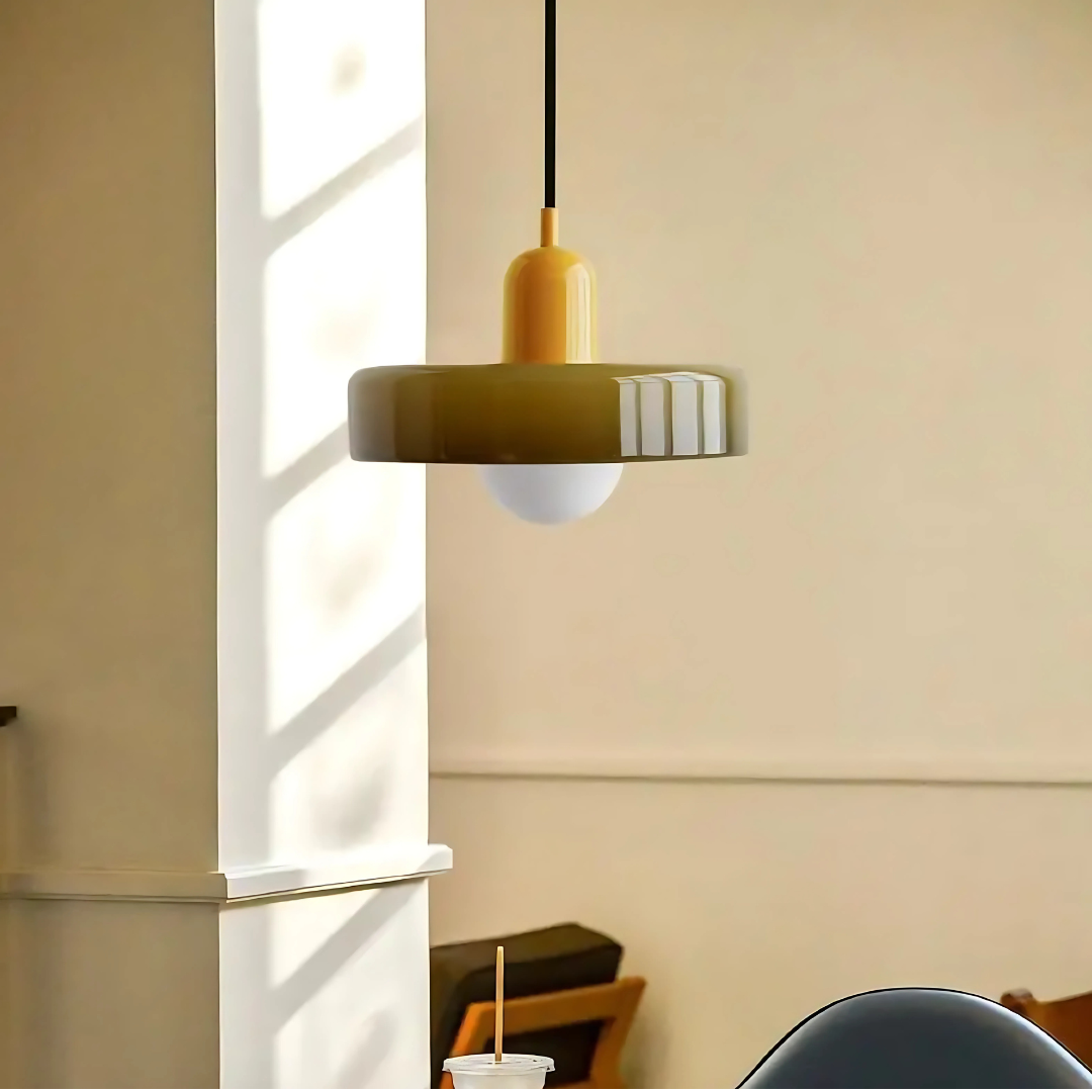 Suspension Ronde Vintage, Verre