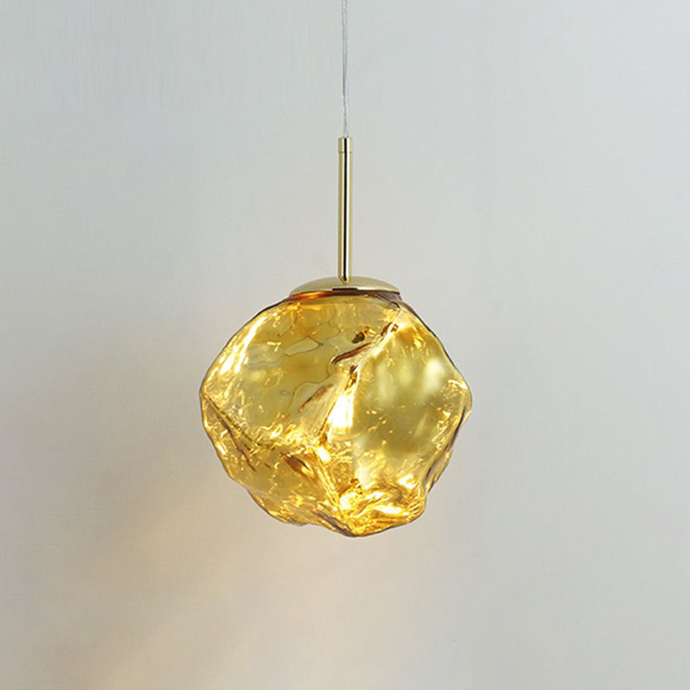 Suspension Moderne Design, Métal/Verre.