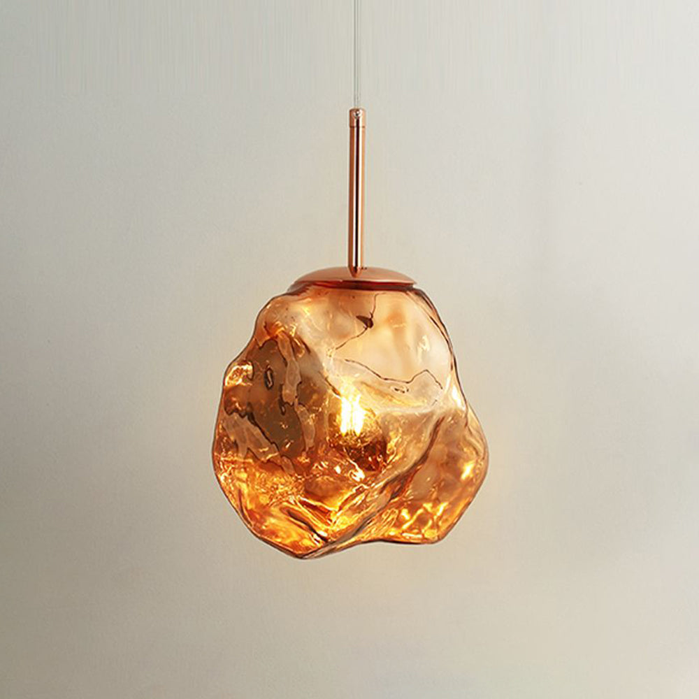 Suspension Moderne Design, Métal/Verre.