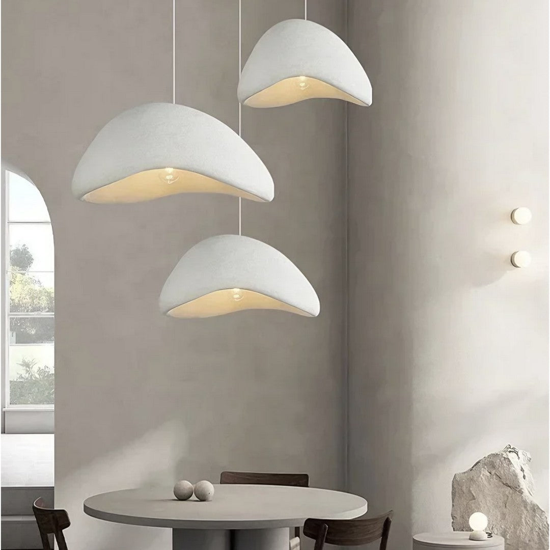 Lustre Suspension Wabi Sabi, Blanc