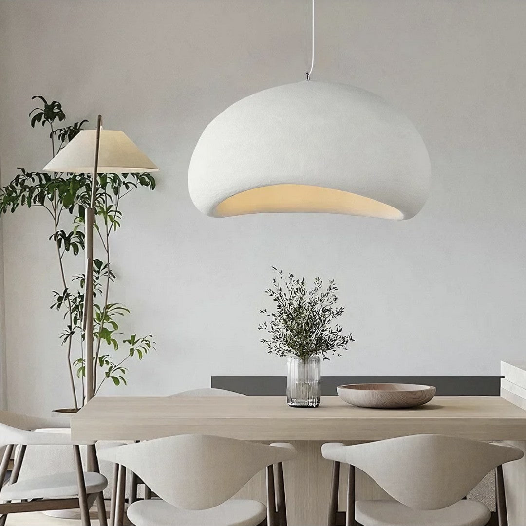 Lustre Suspension Wabi Sabi, Blanc