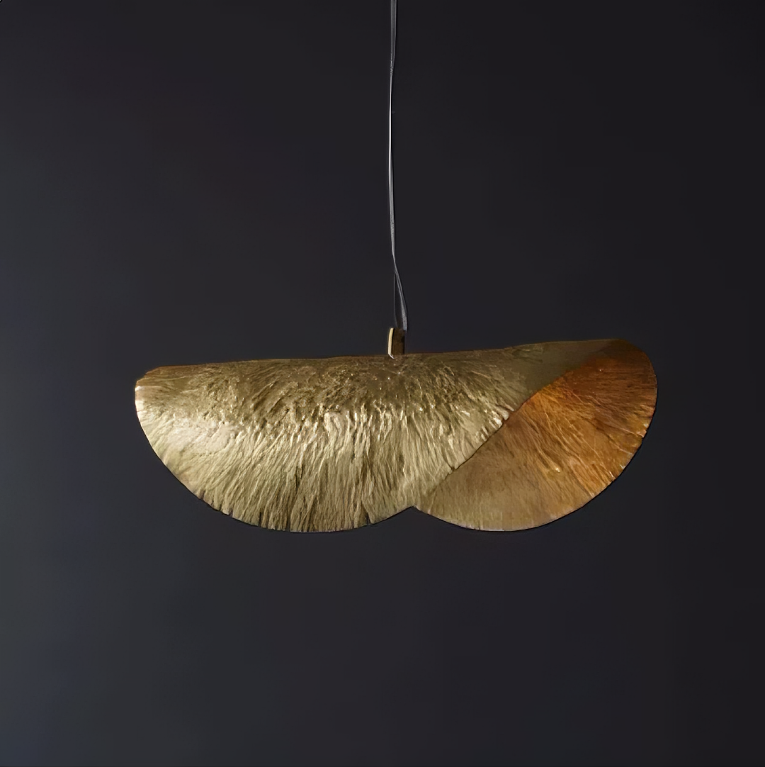 Suspension Vintage Laiton, Doré