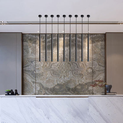 Luminaire Suspension Moderne, Métal, Noir/Blanc