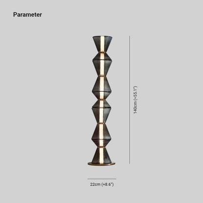 Lampadaire/Lampe/Suspension Irrégulier Moderne, Noir
