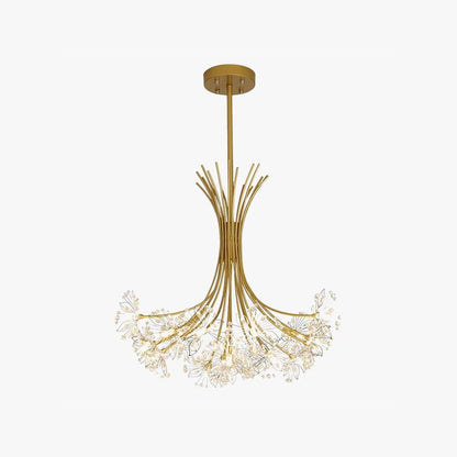 Lustre Fleur Luxe, Métal/Acrylique.