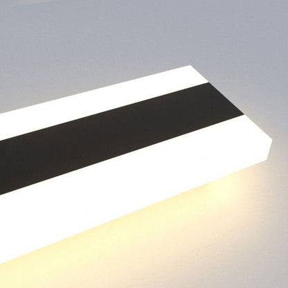 Applique Murale Intérieur Linéaire Minimaliste LED, Noir