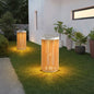 Lanterne Extérieur LED Solaire Rotin , Bois