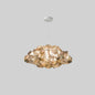 Lustre Suspension Moderne Géométrique, Acrylique/Métal, Blanc.