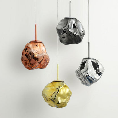Suspension Moderne Design, Métal/Verre.