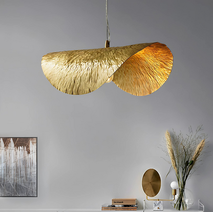 Suspension Vintage Laiton, Doré