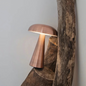 Lampe LED Champignon, Dorée/Argentée/Cuivrée