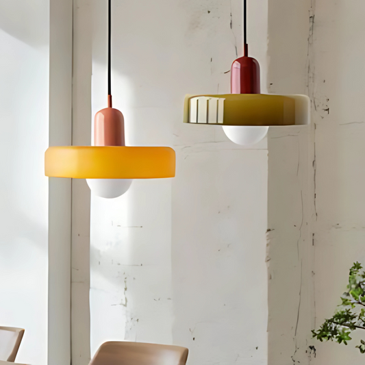 Suspension Ronde Vintage, Verre
