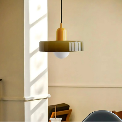 Suspension Ronde Vintage, Verre