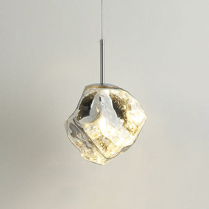 Suspension Moderne Design, Métal/Verre.