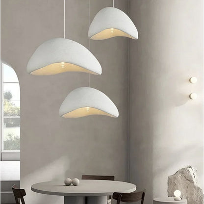 Lustre Suspension Wabi Sabi, Blanc