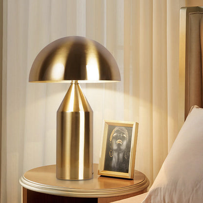 Lampe De Table , Noire/Dorée/Blanche