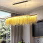 Lustre Frange Moderne, Doré/Chrome.