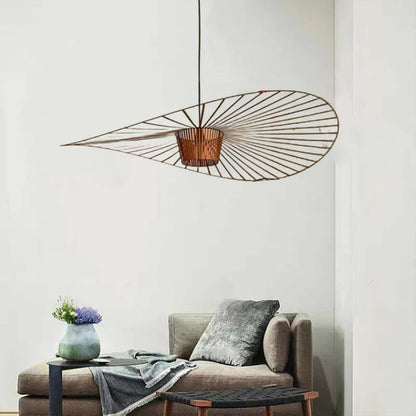 Luminaire Suspension Moderne, Noir/Blanc/Doré/Marron